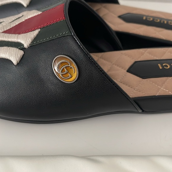 New Authentic Gucci  NY Sandal in leather Sz 37IT / 7US - Picture 5 of 9